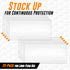 25 Pack 2x4.25 0.04" 2x4 Mutt Tools Clear Welding Lenses - Premium Thick Clear Lens for Welding Hood - Welding Lens