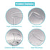 Glass Beakers Set, 50ml 100ml 250ml Lab Glassware with Double Scale, Low Form 3.3 Boro (3pcs)