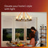 Vintage Flicker-Free Amber Spiral B11 Dimmable, Eyecomfort Technology, 225 Lumen, 2000K, E12 Base, 8-Pack
