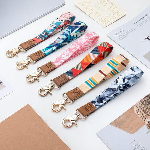 MNGARISTA Keychain Wristlet Key Chains for Women, Cute Keychain Wallet, Phone Wrist Strap for Car Keys