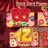 BAIWOVIS 2026-6Pcs Red Envelopes for Chinese New Year Creative Lucky Money Envelope Hongbao of Cute Patterns of Wealth