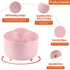 Desk Pencil Pen Holder, 5 Slots 360° Degree Rotating Organizer for Desk, Cute Pencil Cup Pot for Office, Pink