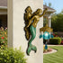 Generic Mermaid Wall Lamp, 8Inch Vintage Wall Sconce, Ocean-Themed Bronze Fixture, Vintage Style