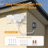 21W Sensor,2500LM, 5000K Daylight,IP65 2 LUTEC Plug in Motion Sensor Light Outdoor, Flood Lights Outdoor Motion