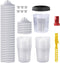 Disposable Paint Mixing Cup Kit,HVLP Paint Sprayer Gun Mixing Cups with 30