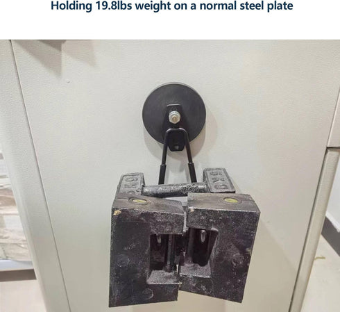 Large Heavy Duty Magnetic Hooks, Utility Hooks for Garden Tools, Steel Pegboard, Anti-Scratch EV Charger Holder