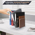 File Holder File Sorter, Vertical Desk Organizer Stand, Acrylic File Rack with 5 Sections for Office, Home