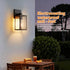 FNYUSLET E26 (2 Pack Outdoor Light Fixtures Wall Mount, Waterproof Front Porch Lights, Modern Exterior Lighting