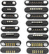 1Pair Magnetic Pogo Pin Connector, 2P/3P/4P/5P/6P/7P/8P/9P/10P/12Pin DC Power Male+Female Socket