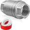 Boltigen 1/2 Inch NPT Thread Stainless Steel Spring Check Valve, Non-Return Horizontal Check Valve for Well, Pump, Tank