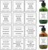 Arecobticy 12Pcs Set Soap Labels for Bottles Mouthwash Dispenser Sticker for Bathroom Removable Self-Adhesive Sticker