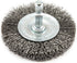 Forney 72734 Wire Wheel Brush, Fine Crimped, 2-1/2-Inch-by-.008-Inch with 1/4-Inch Hex Shank