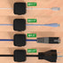 YOXIER Clips,6 Pack 6pcs Cable Organizer,Magnetic Cable Magnetic Desk Cable Clips Management, Hide Phone Charging Cable