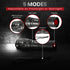 PeakPlus LFX1000 Rechargeable Tactical Flashlight - High Lumens LED, 5 Modes, Zoomable, Water Resistant - Camping,