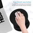 ITNRSIIET Ergonomic Mouse Pad with Gel Wrist Rest, Comfortable Office Supplies for Pain Relief, 8.7 x 7.2 inches