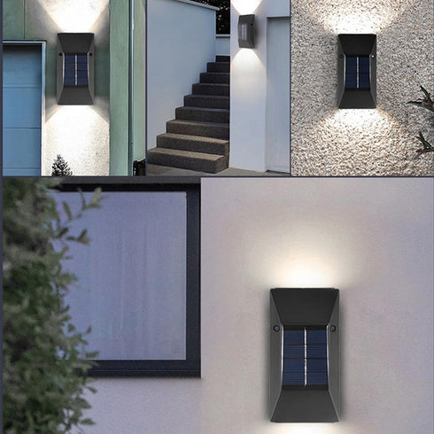 Generic 2024 IP65 2 Pack) Solar Outdoor Lights, Solar Wall Lights Outdoor Up and Down, New Waterproof Exterior Sconces