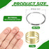 300pcs 13mm 304 MECCANIXITY Mini Split Rings, Stainless Steel Jump Ring Small Round Ring Clips Crystals Suncatcher