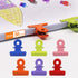 Coideal Colored Bulldog Paper Clips, 30 Pack, 0.87 Inch Small Metal Mini Binder Clips for Office, Home, Kitchen