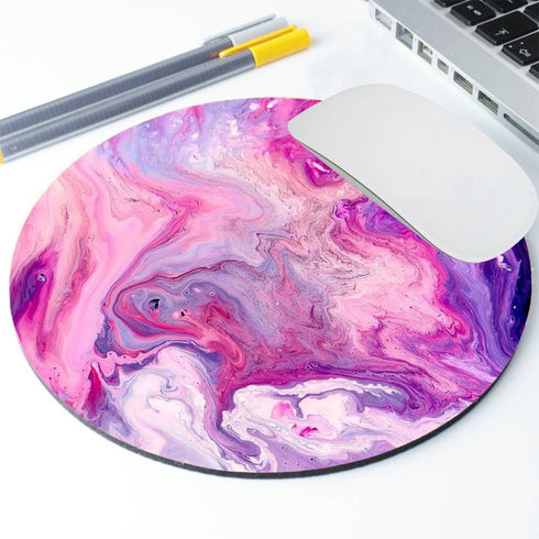Marble Mousepad, Office Decor, Purple Mouse Pad