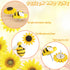 Sunflower Bee Push Pins, Decorative Thumb Tacks for Bulletin Board Photos, Office Decorations Supplies
