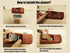 Atoplee Wood Hand Planes, Mini and Portable Woodworking Edge Trimming Plane with 1 Planer Blade and 1 Wood Fixer