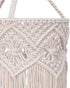 Macrame Ceiling Lamp Shade Lampshade Replacement Handwoven, Nordic Hanging Light Cover Boho Light Shade for Living