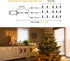 300 8 JMEXSUSS LED Warm White Christmas Lights Outdoor Waterproof, Modes Green Wire Christmas Tree Lights Plug