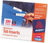 Avery Laser/Inkjet Inserts for Hanging File Folders, 1/5 Tab, 2in, White, 100/Pack - Sold as 2 Packs of 100, Total 200