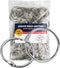 Binder Rings 1 Inch, 100 pcs Sturdy Book Rings for Loose Leaf Binder, Nickel Plated Metal Rings for Office School