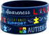 Inkstone Autism Awareness Bracelets, 6-Pack - Silicone Wristbands in Adult Unisex Size by Inkstone