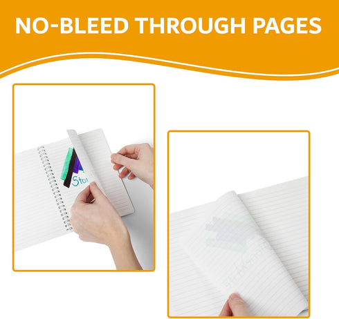Waterproof Cooking Notebook, Grocery Lists or Recipe Book, 50 Sheets/100 Pages, 8.3 inches x 6 Inches