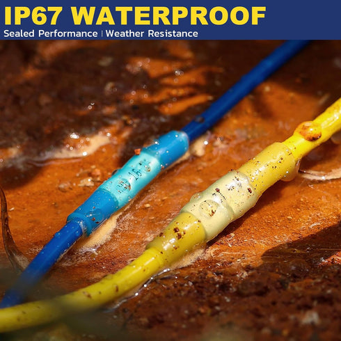 haisstronica 420PCS Heat Shrink Butt Connectors, Waterproof Insulated Electrical Wire Connectors