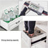 V3VOGUE 4 Cabinet Furniture Hardware Rails - Heavy Duty Drawer Slides,for Desk, Wardrobe, Bedside Table, Dresser,Ball