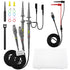 AUTOUTLET P6100 Universal Oscilloscope Probe with Accessories Kit - 100MHz Clip Probes with BNC to Minigrabber Test Lead