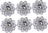 VILLCASE 6pcs Mini Plastic Knobs for Bedside Cabinet Handles Replacement Pulls with