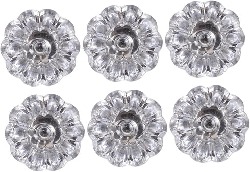 POPETPOP 6pcs Plastic Knobs for Cabinets Bedside Handles Replacement Decorative Hardware for