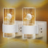 2pcs Night Lights Plug Into Wall with Planet, Dimmable LED Night Light