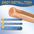 50-PACK GUOFIS 1/2 Inch C x 1/2 Inch C Copper Plug - LF Short Radius Fittings End Cap for Residential, Commercial