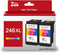 CL-246XL Color Ink Cartridge Remanufactured for Canon 246XL 246, 2 Tri-Color Pack for PIXMA MX490 MX492 TS3100 TS3122