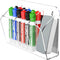 Dry Erase Marker Holder with 3 Compartments, Wall Mounted Organizer for Whiteboard and Fridge