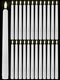 Treela 36 Pieces Flameless Taper Candles Flickering Faux LED Battery Operated Electric