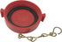 Happy Tree (2 Pack) 2-1/2" NST/NH Plastic Fire Hose Connection Standpipe Cap Fitting, Red Anti Theft