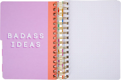 C.R. Gibson Signature Checkerboard Twin Wire Journal, 8.5" x 8.5", 480 Pages, Blank, Dot Grid, Lined