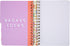 C.R. Gibson Signature Checkerboard Twin Wire Journal, 8.5" x 8.5", 480 Pages, Blank, Dot Grid, Lined