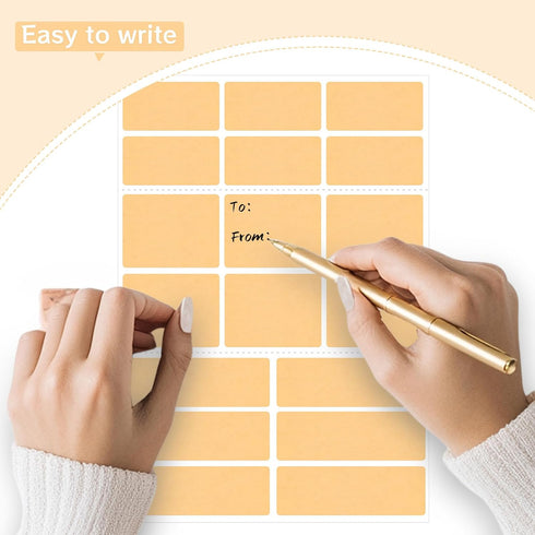 540Pcs 3 Removable Food Labels, Size Labels for Jars, Essential Oil Bottle,Spice Bottle,Food Storage Gift Label