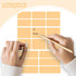 540Pcs 3 Removable Food Labels, Size Labels for Jars, Essential Oil Bottle,Spice Bottle,Food Storage Gift Label