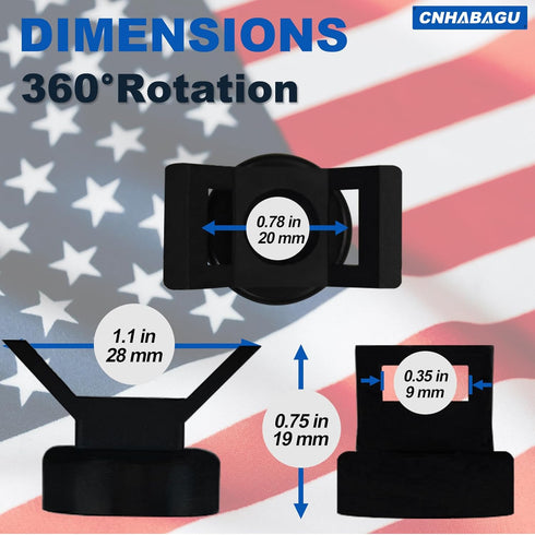 25LBS (5 Magnet Zip Tie Mount Clips Magnetic Zip Ties Mount Holder Strong Multipurpose Wire Cable Holder Mount Wire