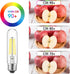 E26 LED Bulb, 6W Equal 60 Watt, Daylight 5000K, E26 Edison Bulb, 750lm Dimmable, 5 Inch Long Tubular, 6 Pack