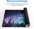 Extended Gaming Mouse Pad, XL Large Desk Pad, Stitched Edges, 3mm Thick Non-Slip Rubber Base, 31.5 X 11.8 Inch