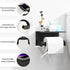 Toilet Paper Holder with Shelf, Adhesive or Screw Wall Mount Paper Towel Holder,Stainless Steel Tissue Holder